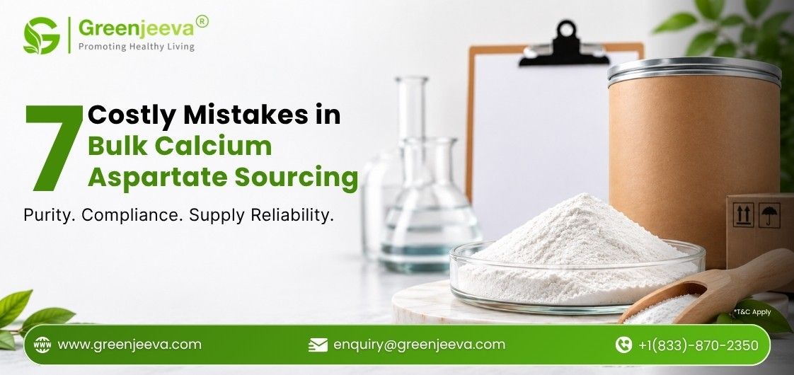 Bulk Calcium Aspartate Powder 20%: 7 Costly Sourcing Mistakes to Avoid